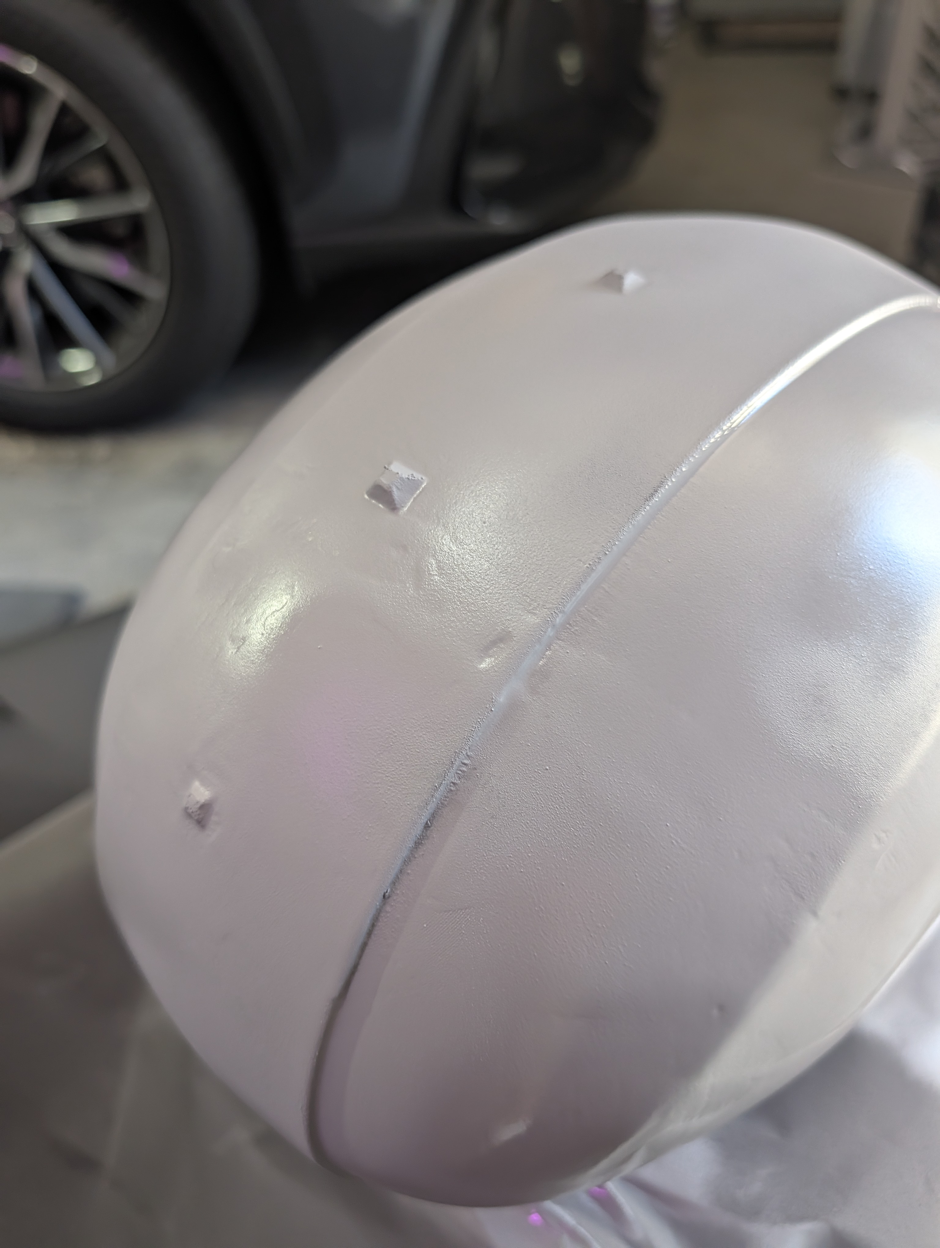 Resin wash