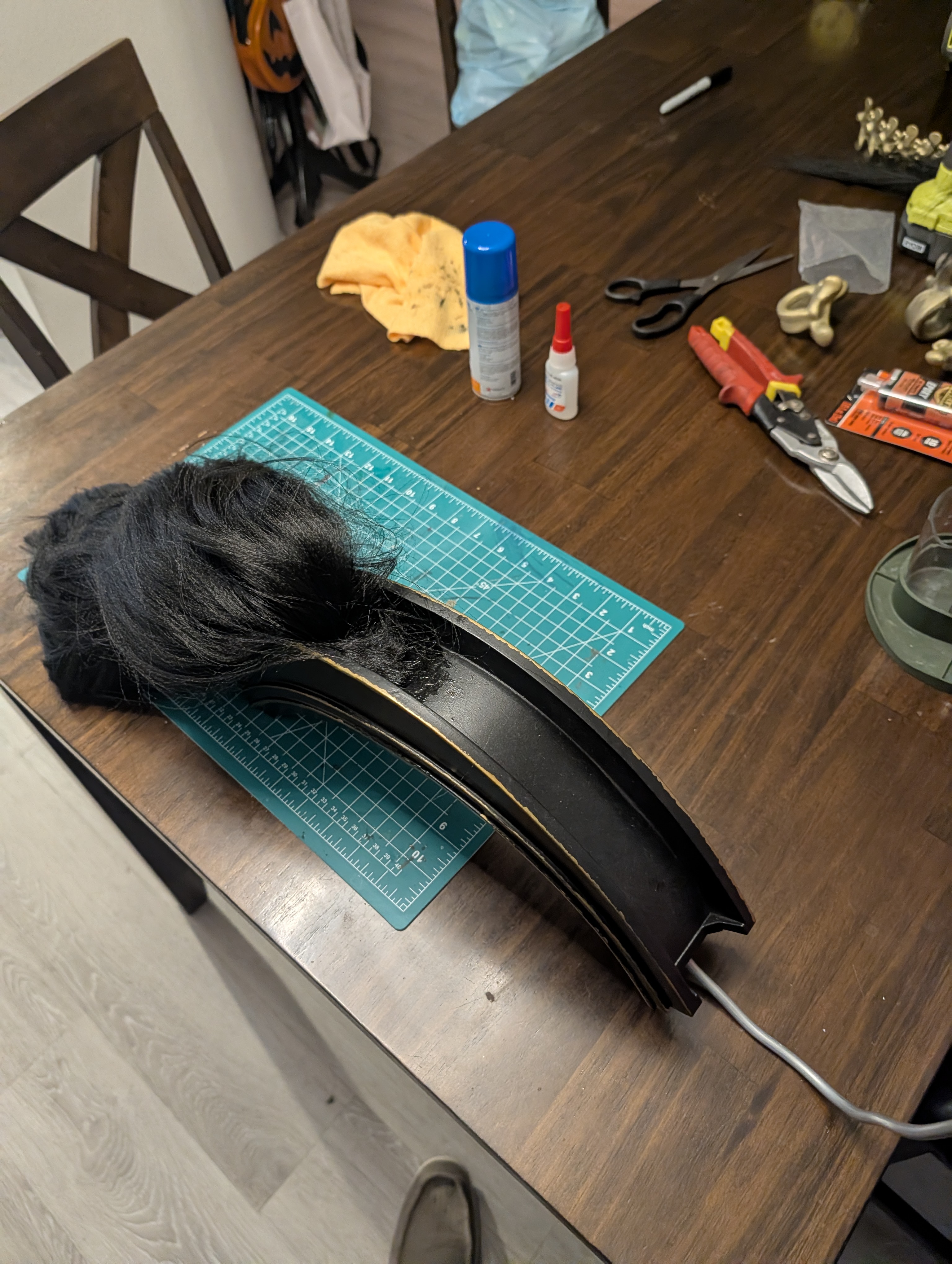 Hair and armature