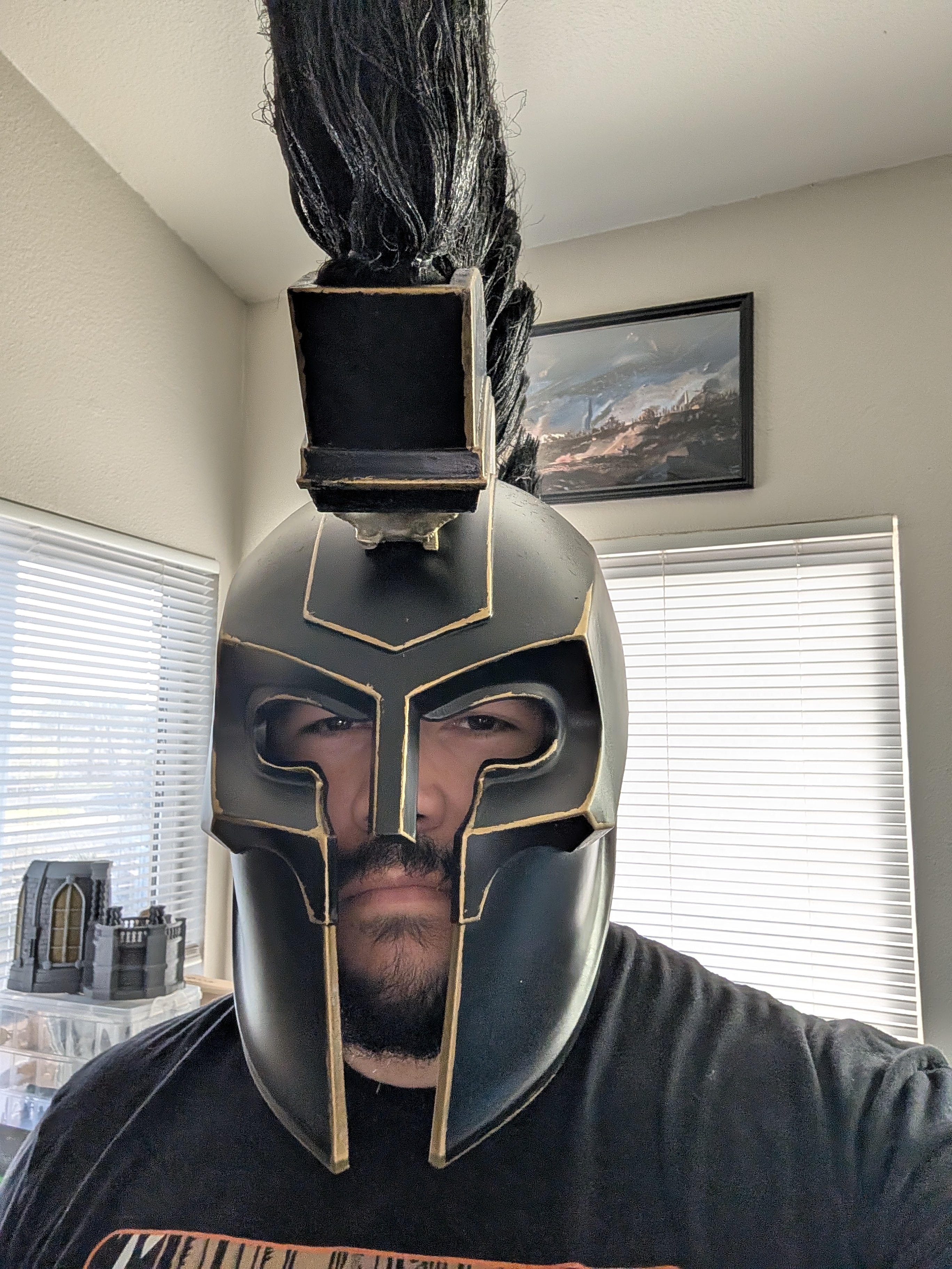 Finished helmet